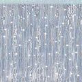 5 Pack 3.3 x 9.9 ft Holographic Silver Tinsel Streamers Party Decorations | by Crosize