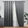 DWCN Black Blackout Curtains for Bedroom 84 Inch Long by DWCN