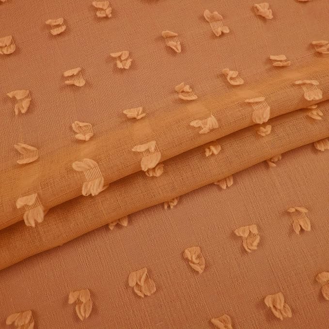 KOUFALL Burnt Orange Fall Curtains - Image 4