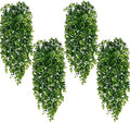 4Pcs Fake Hanging Plants 2.7FT Fake Plants Fake Vines Greenery | UV Resistant by Waipfaru