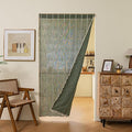 Sutuo Home Boho Door Curtains for Doorway Patio, Bohemian Linen Tassles Light by SutuoHome