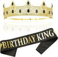 NA King Crown and Birthday Sash, Prom Decoration Gifts by Unknown