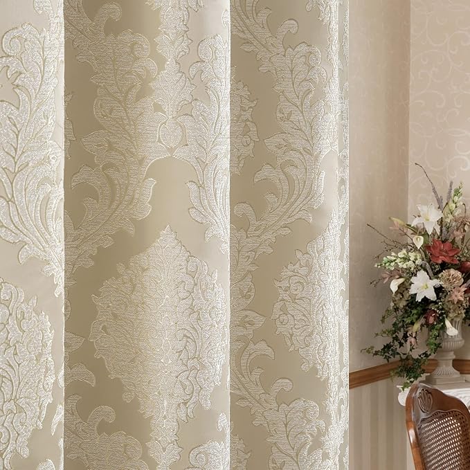 Loom and Mill Jacquard Damask Curtains - Image 5