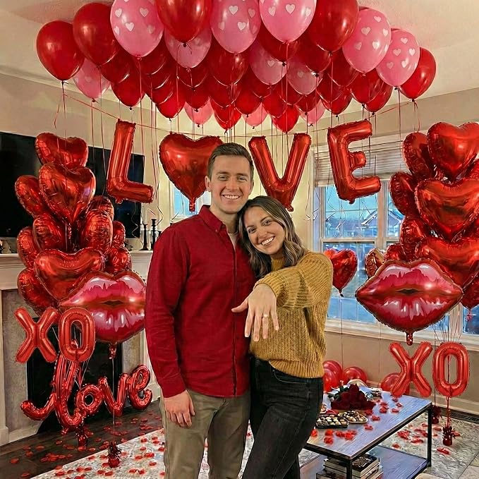 Valentine's day Balloon Garland kit 125Pcs Valentines Day Balloon Arch - Image 6