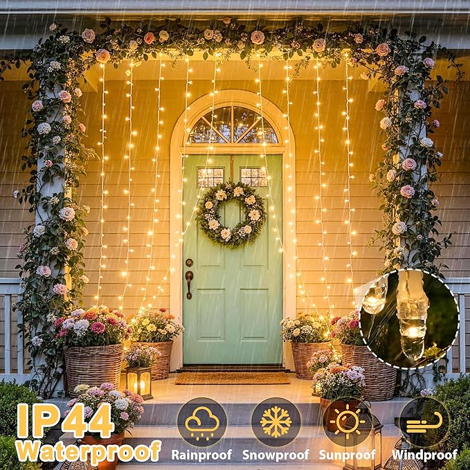 JMEXSUSS 600 LED Curtain Lights - Image 5