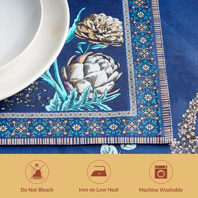 Maison d' Hermine Placemats Set of 4 Reusable 100% Combed Cotton | Cloth Place - Image 8