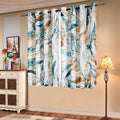 SUBRTEX Light Flitering Curtains 52Wx63L, Room Darkening Vibrant Floral Drapes by Subrtex