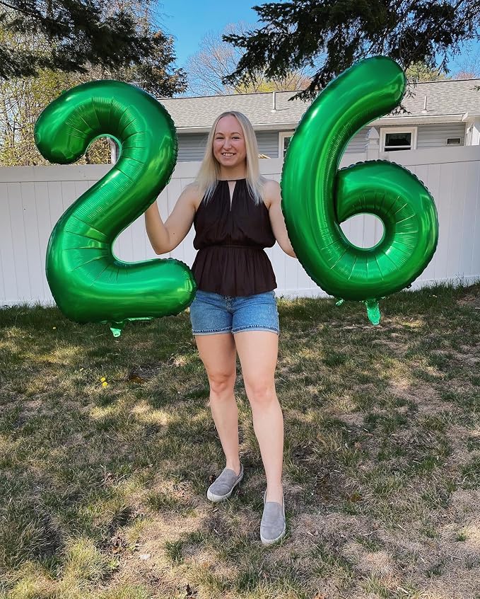Green Number 30 Balloon 40 Inch - Image 2