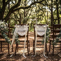 Just Married Wedding Chair Signs by Raipile