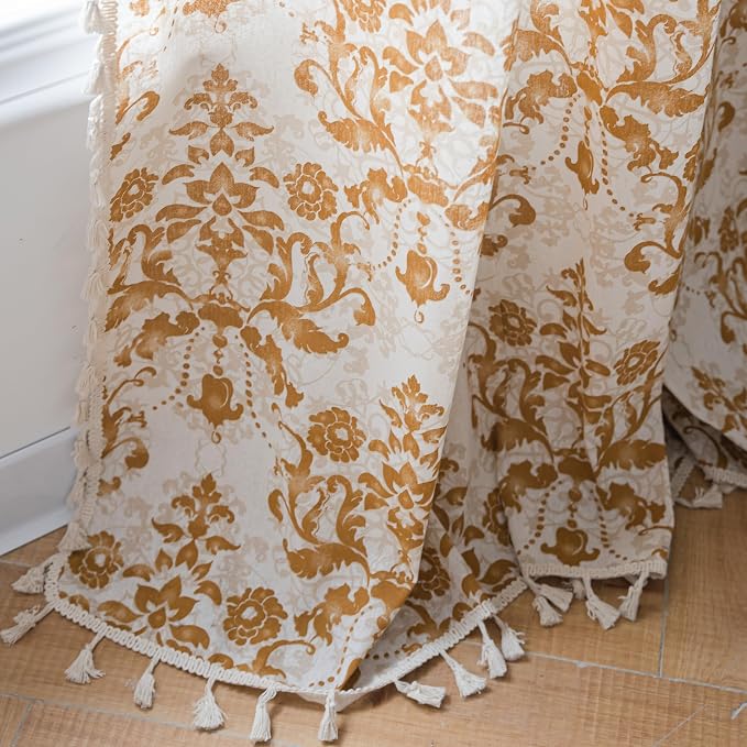 Sutuo Home Boho Curtains for Bedroom Living Room 96 Inches Length Long - Image 3