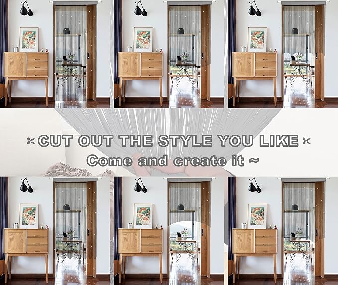 YIIBAII Door String Curtains Fringe Door Curtains - Image 6