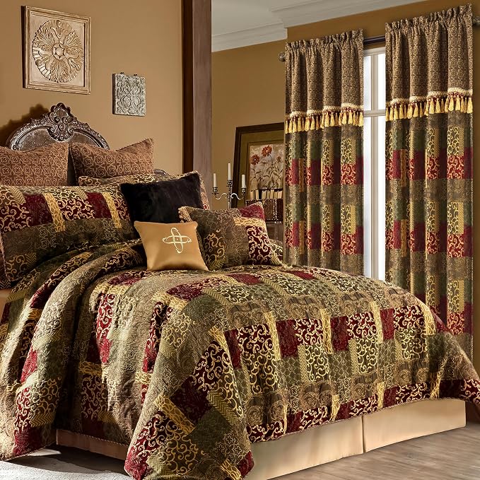 Loom and Mill Vintage Patchwork Curtains - Image 2