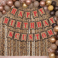 Mooliwe 173 Pcs DIY Custom Banner Foil Curtain Kit, Leopard Print | Cheetah by Mooliwe