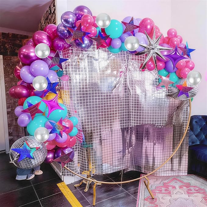 Pink Purple Blue Balloons - Image 6