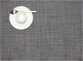 Chilewich Mini Basketweave Placemats, Woven Rectangle Placemats Set of 4 | Easy by Chilewich