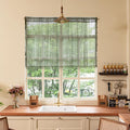 Sutuo Home Olive Green Boho Valance Curtains by SutuoHome