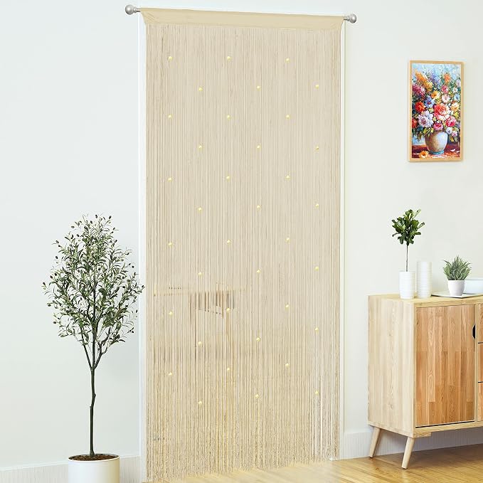 Beaded Curtain Door String Curtains - Image 2