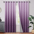DWCN Purple Blackout Curtains for Bedroom 84 Inch Long by DWCN