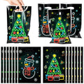 ANGOLIO 50Pcs Christmas Glow in the Dark Favors Bags Print Christmas Tree by ANGOLIO