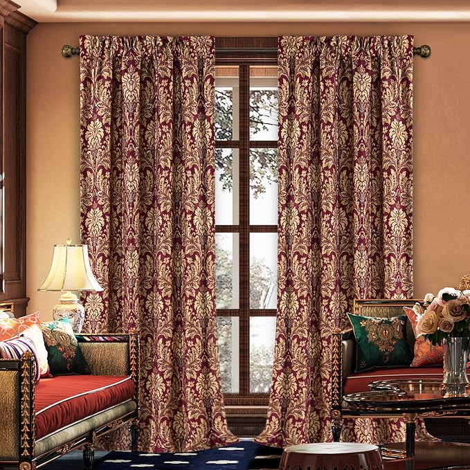 Loom and Mill Damask Jacquard Curtains by LoomandMill