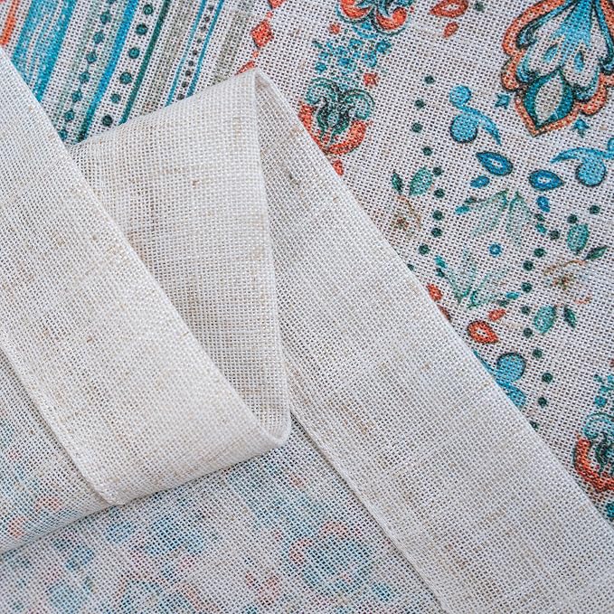 MYSKY HOME Boho Floral Curtains & Drapes 2 Panels - Image 5