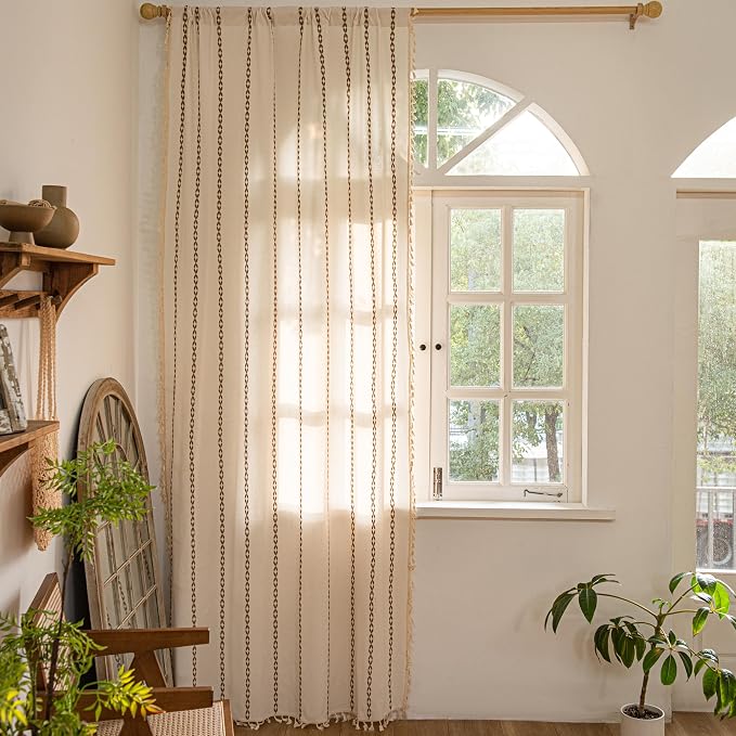 Sutuo Home Boho Curtains 84 Inches Long - Image 2
