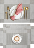 Aofmee Placemats Set of 4, Heat Resistant Place Mats, Washable Durable PVC by Aofmee