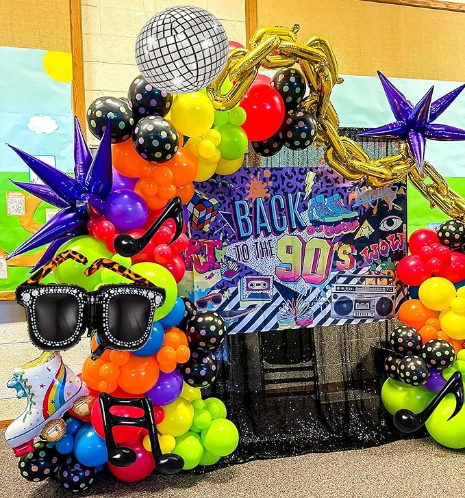 90s 80s Disco Theme Party Decorations - Image 7