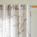 MYSKY HOME Living Room Curtains 95 Inch Length Semi Sheer Curtain Linen Look by MYSKYHOME