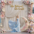 10×12ft Wrinkle Free Beige Backdrop Curtain by ENJOYYOURPARTY