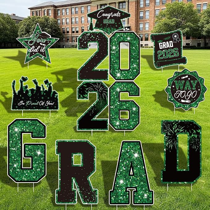 Graduation Yard Signs Class of 2026 Decorations, 2026 Sign by Govpy