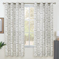 Linen Curtains 72 inches Long for Living Room, 2 Panels Each 52 x 72 Inch by LAMIT