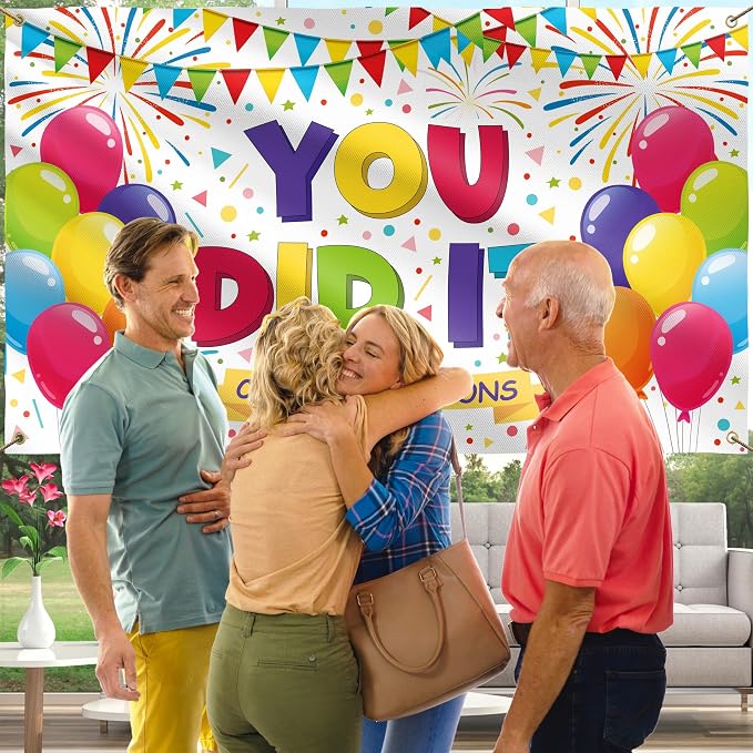 You Did It Banner- Congratulations Banner - Image 4