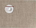 Chilewich Mini Basketweave Placemats, Woven Rectangle Placemats Set of 4 | Easy by Chilewich