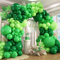 412pcs Green Balloon Garland Arch Kit, 18 12 10 5 inch Different Sizes Balloons by PAXILE