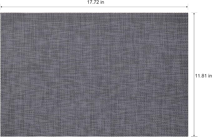 Placemats Set of 4 Washable Indoor | Outdoor Vinyl Place Mats - Image 2