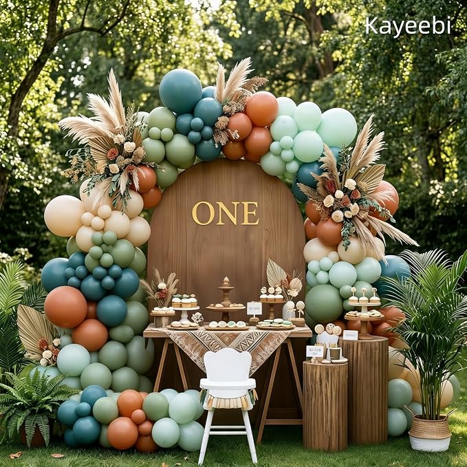 Sage Green Brown Balloons 12inch Light Olive Green Tan Brown Beige White Sand - Image 7