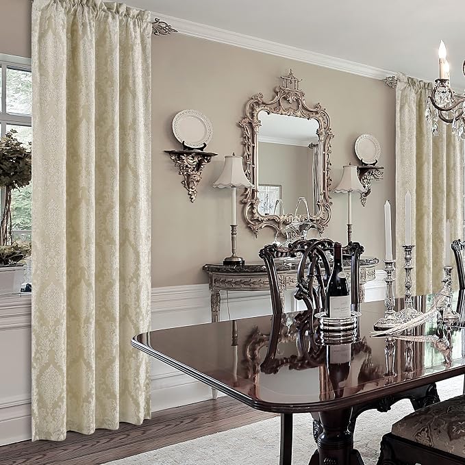 Loom and Mill Jacquard Damask Curtains - Image 8