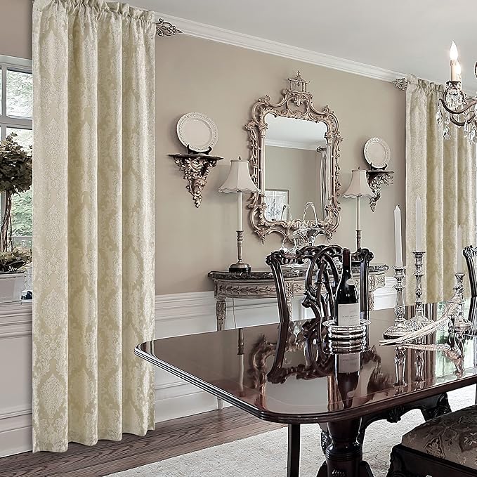 Loom and Mill Jacquard Damask Curtains - Image 8