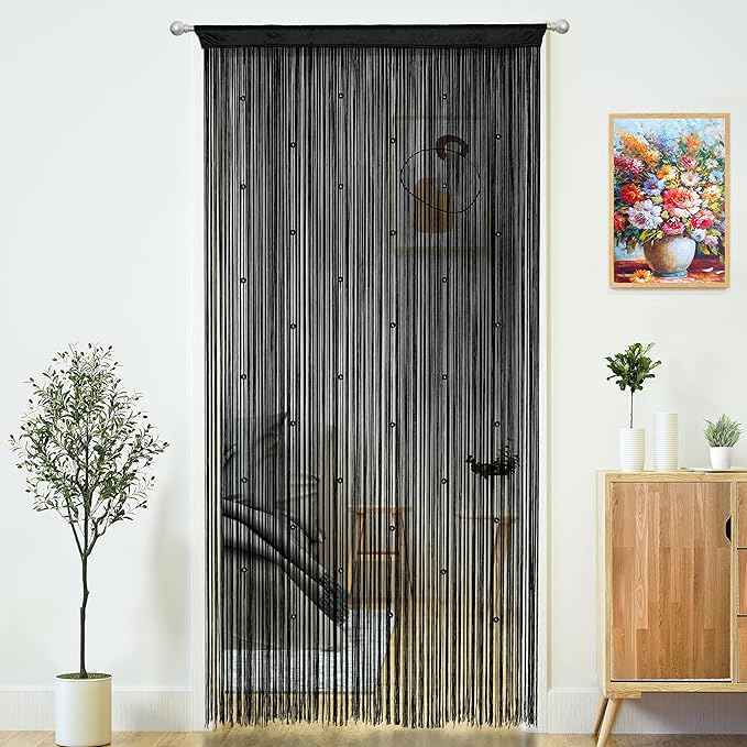 Beaded Curtain Door String Curtains by MakeLifeColorfulandSimple