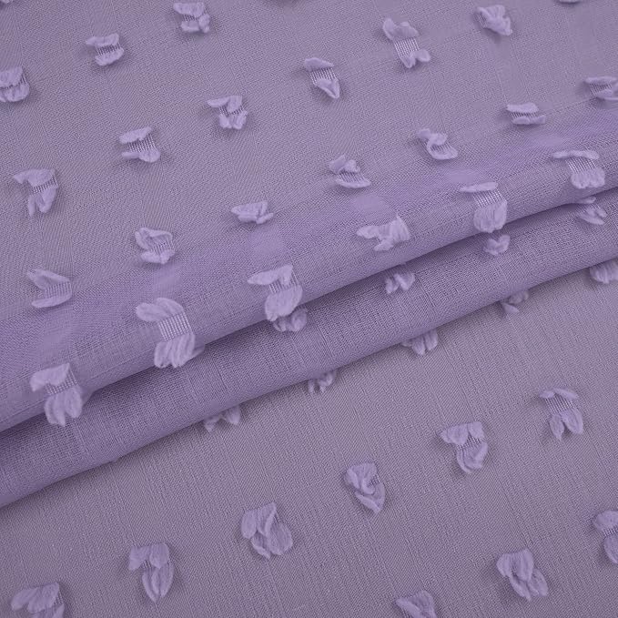 Lavender Sheer Curtains 96 Inches Long - Image 4