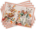 Maison d' Hermine Placemats Set of 4 Reusable 100% Cotton | Cloth Place Mats by MaisondHermine