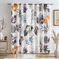 SUBRTEX Blackout Curtains 52Wx108L, Room Darkening Floral Curtains, Thermal by Subrtex