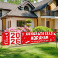 Graduation Congratulations Banner Decorations, Class of 2026 Personalized by RAGNHILD