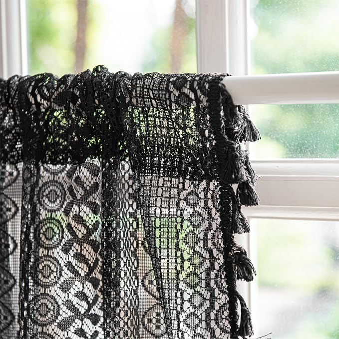 Sutuo Home Boho Valance Curtains - Image 3