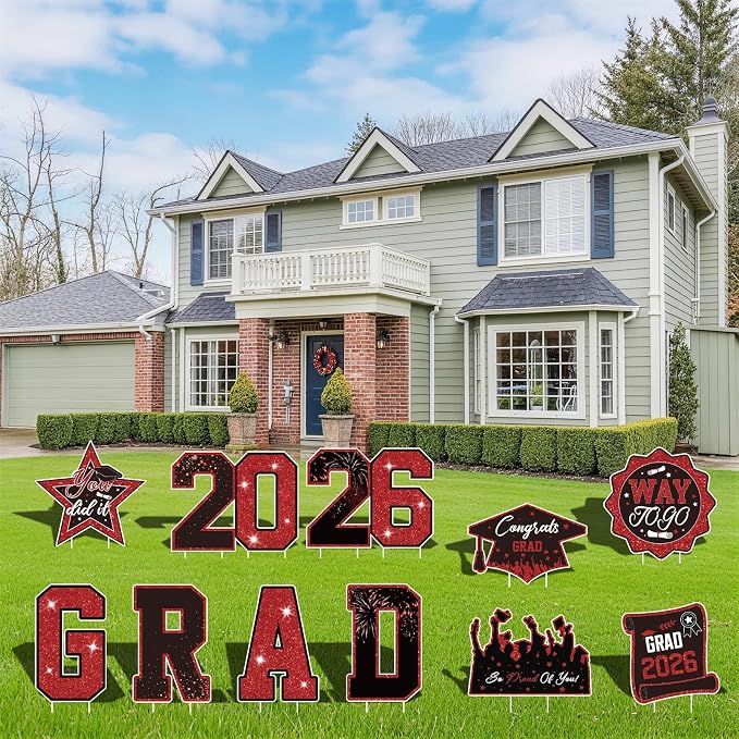 Graduation Yard Signs Class of 2026 Decorations, 2026 Sign - Image 6