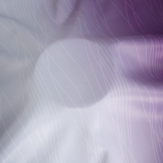 Purple and Grey Ombre Blackout Curtains 102 Inches Long - Image 8