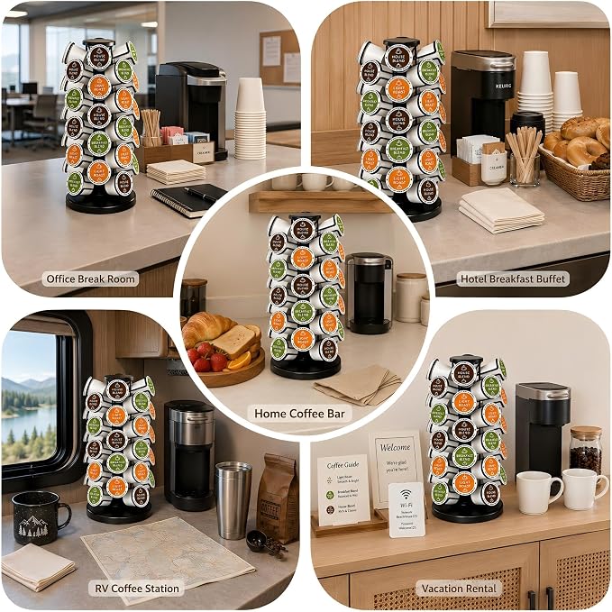Coffee Pod Holder for 40 Pods, K Cup Holder Organizer - Image 8