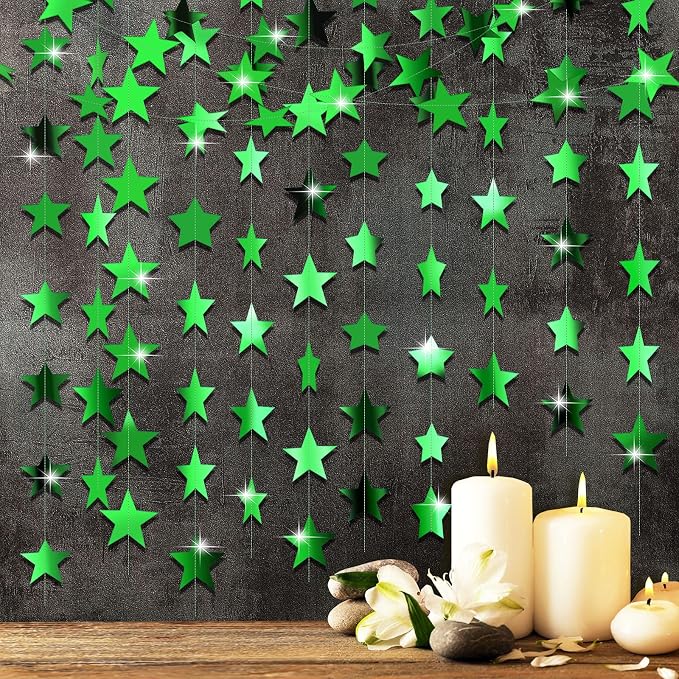 Patelai 130 ft Star Garland Banner Decor by Patelai