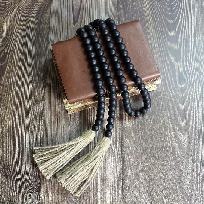 CVHOMEDECO. Wood Beads Garland - Image 2